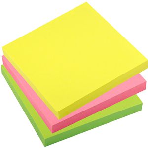 Produktbild für Haftnotizen UPM Notes, 5854-21PG-3, neon