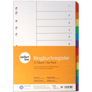 Produktbild für Register perfect-line A4, blanko