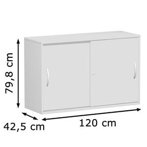 Produktbild für Schiebetürenschrank Geramöbel Flex 312253-LL, abschließbar