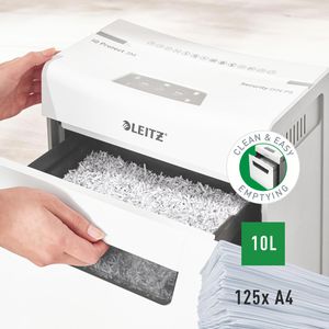 Produktbild für Aktenvernichter Leitz 8093 IQ 3M Protect Premium, weiß