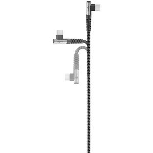Produktbild für Ladekabel Goobay 64656, grau, 1m