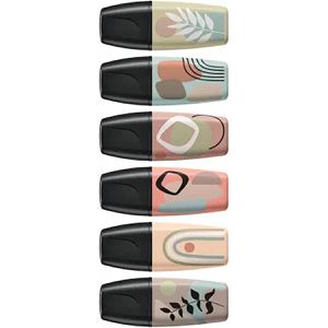 Textmarker Stabilo Boss MINI Naturevibes, 6 Stück