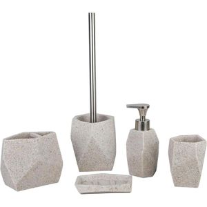 Badaccessoires-Set Axentia Santorino, 5-teilig