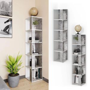 Produktbild für Bücherregal Vicco Lio, beton grau