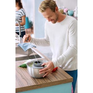Produktbild für Salatschleuder Emsa Turboline 513441, Edelstahl