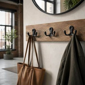 Produktbild für Garderobenhaken SO-TECH Mareen, 123730, schwarz matt