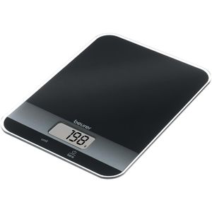 Produktbild für Küchenwaage Beurer KS 19 Black, mit Tara-Funktion, Teilung 1 g