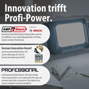 Produktbild für Baustrahler Brennenstuhl MULTI 10050 MH LED, für 18 V Akkus