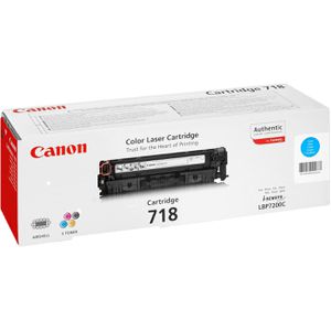 Produktbild für Toner Canon 718C, 2661B002 cyan