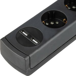 Produktbild für Steckdosenleiste Kopp DUOversal plus, 1,4m Kabel