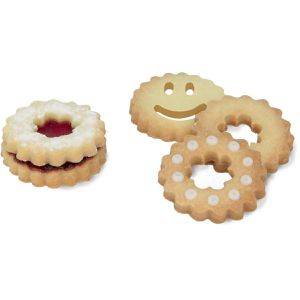 Produktbild für Ausstechformen Metaltex Linzer-Ausstecher, Set, Smile