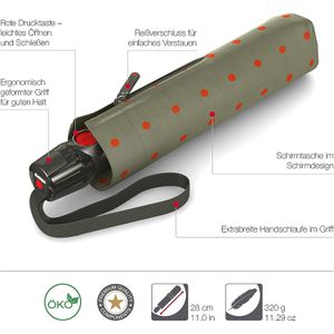 Produktbild für Regenschirm Knirps T.200 M Duomatic, sand UV, sturmfest