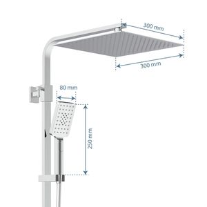 Produktbild für Duschsystem Schütte Ocean, verchromt