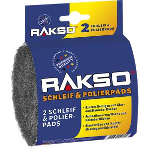 Stahlwolle RAKSO 020210, Pads, fein 00