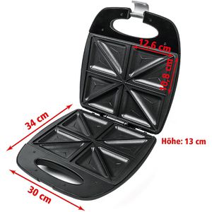 Produktbild für Sandwichmaker Rommelsbacher Fun for 4, ST1410