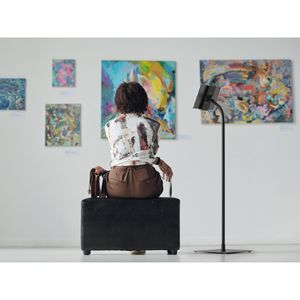 Produktbild für Tablet-Halterung Durable 894501 Tough Floor schwarz, für Boden