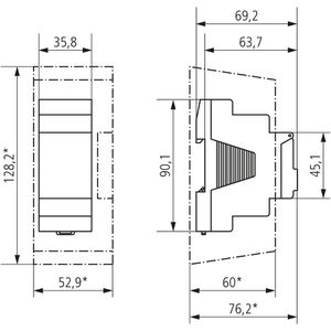 Produktbild für Dämmerungsschalter Theben LUNA 110 plus AL, innen