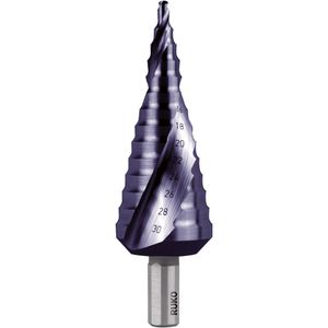 Produktbild für Stufenbohrer RUKO 101026FRO, Set, HSS-TiAlN-Stahl