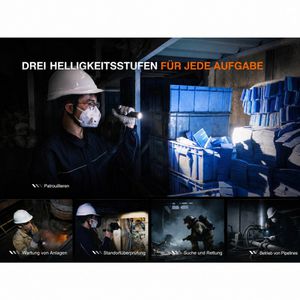Produktbild für Taschenlampe Fenix WF30RE, LED, aufladbar