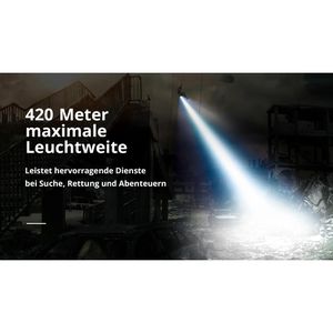 Produktbild für Taschenlampe Wuben A9, LED, aufladbar