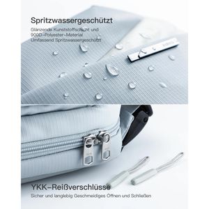 Produktbild für Bauchtasche Inateck Sling Bag X, aus Polyester, graublau