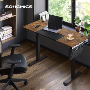 Produktbild für Schreibtisch Vasagle LSD015X01, braun / schwarz