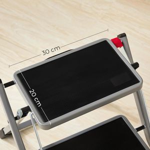 Produktbild für Klapptritt Songmics GSL002GY01, grau, aus Stahl