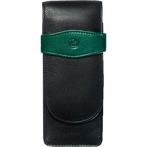 Produktbild für Stifteetui Pelikan TG32, 924092 schwarz / grün, für 3 Stifte