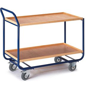 Produktbild für Tischwagen Rollcart 06-7025, aus Metall &amp; Holz