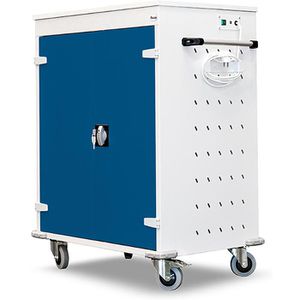 Laptopwagen Rotstahl 461945, grau / blau