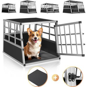 Produktbild für Tiertransportbox CADOCA Gr. M, aus Aluminium