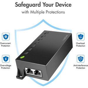 Produktbild für PoE-Injektor LogiLink PoE-Adapter POE007