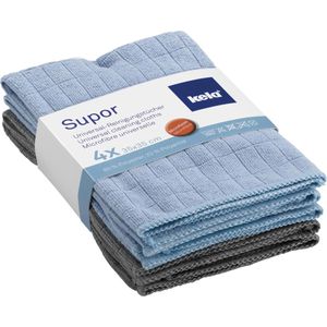 Allzwecktuch Kela Supor sommerblau, 35 x 35 cm