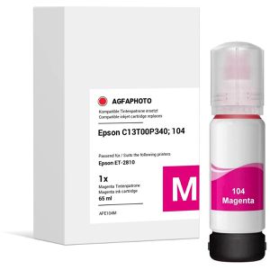 Tinte AgfaPhoto für Epson 104, C13T00P340, magenta