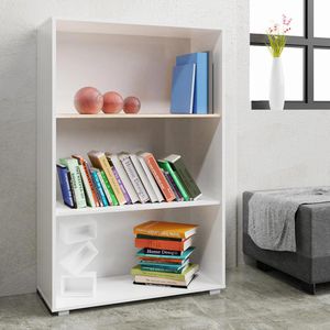 Produktbild für Bücherregal CASARIA Vela, 106614, weiß