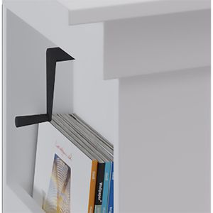 Produktbild für Couchtisch VCM Kobila 915189, weiß, rechteckig