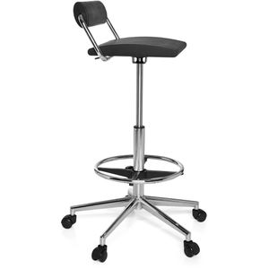 Produktbild für Arbeitsstuhl hJh-OFFICE Top Work 28, schwarz