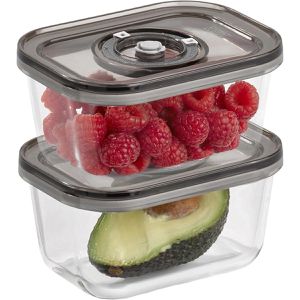 Vakuumbehälter Caso VacuBoxx Eco Duo S, Glas, Set, 2-teilig