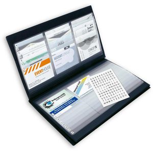 Produktbild für Visitenkartenmappe Sigel VZ175, schwarz, A4