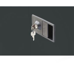 Produktbild für Werkzeugschrank Bisley E402A01G, aus Metall, grau / anthrazit