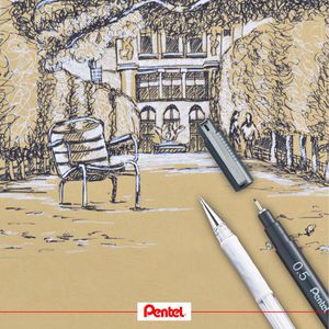 Produktbild für Gelschreiber Pentel Hybrid Gel Grip, K118-LW