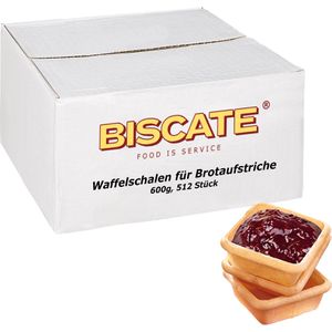 Produktbild für Waffelschalen Biscate für Brotaufstriche