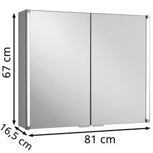 Produktbild für Spiegelschrank Fackelmann LED-Line 82953, weiß