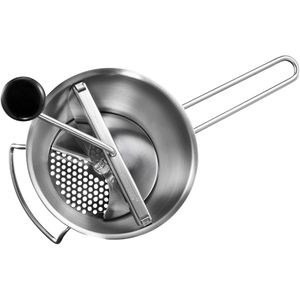 Produktbild für Passiermühle Gefu 89210 Flotte Lotte manuell, silber, Ø 21 cm