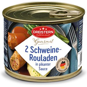 Fertiggericht Dreistern 2 Schweinerouladen