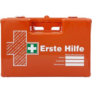 HM-Arbeitsmedizin Erste-Hilfe-Koffer Hygiene Set, Füllung nach DIN 13157, inkl. Verbandbuch