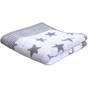 Handtuch Dyckhoff Stars, grau, 70 x 140 cm