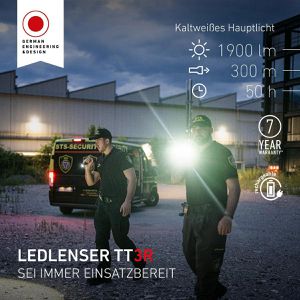 Produktbild für Taschenlampe Ledlenser TT3R, LED, aufladbar
