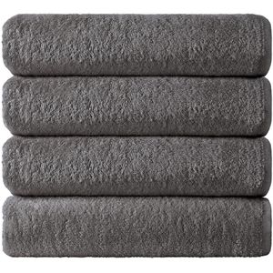 Handtuch NatureMark Frottier, anthrazit, 70 x 140 cm