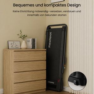 Produktbild für Walking-Pad FlexiSpot MotionX, mit Handlauf, bis 7% Steigung